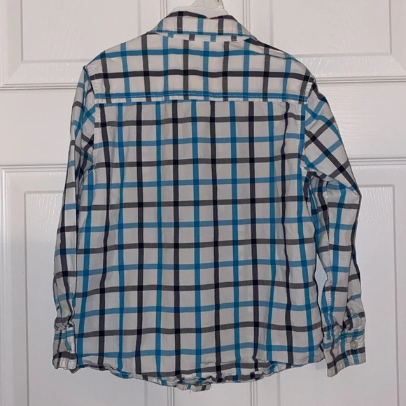 Boys Long Sleeve Button Down Shirt Size 5/6 - Picture 2 of 2